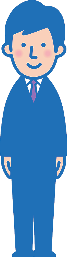 男性社員のイラスト