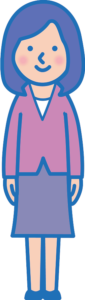 女性社員のイラスト