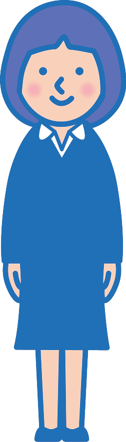 女性社員のイラスト
