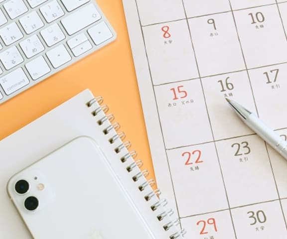 カレンダーの写真